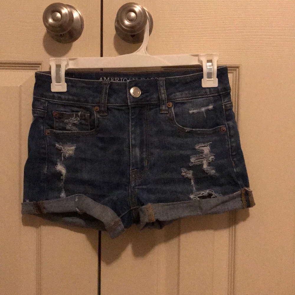 american eagle jean shorts
